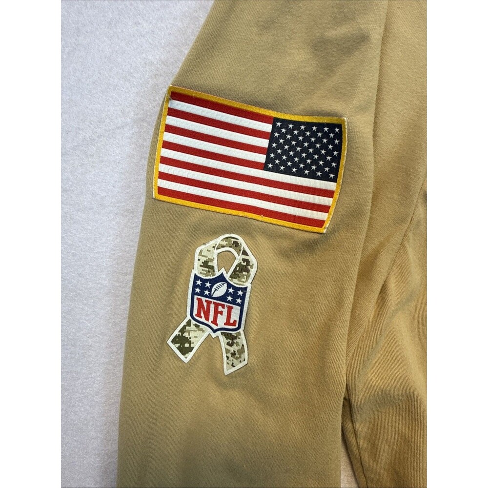 Nike Dallas Cowboys Military Salute to Service 2014 Shirt M Long Sleeve Camo - Picture 2 of 10